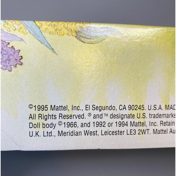 Vintage Mattel Spring Bloom Barbie 1995 Exclusive Blonde Special Edition - Picture 6 of 8